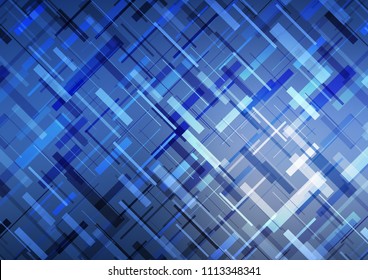 Light BLUE vector template with repeated sticks. Shining colored illustration with narrow lines. Best design for your ad, poster, banner.
