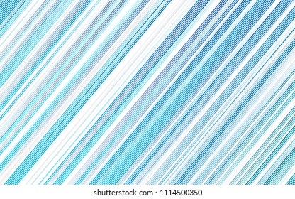 Light BLUE vector template with repeated sticks. Lines on blurred abstract background with gradient. Best design for your ad, poster, banner.