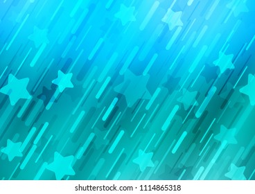 Light BLUE vector template with repeated sticks. Blurred decorative design in simple style with lines. The pattern can be used for busines ad, booklets, leaflets
