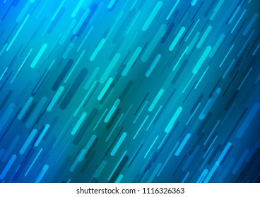 Light BLUE vector template with repeated sticks. Glitter abstract illustration with colored sticks. The pattern can be used for websites.