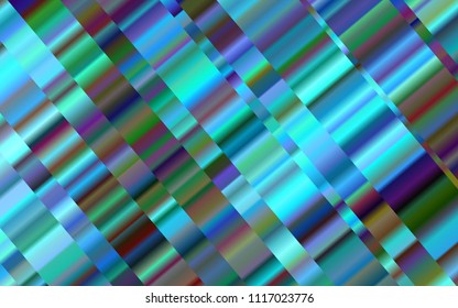Light BLUE vector template with repeated sticks. Lines on blurred abstract background with gradient. Best design for your ad, poster, banner.