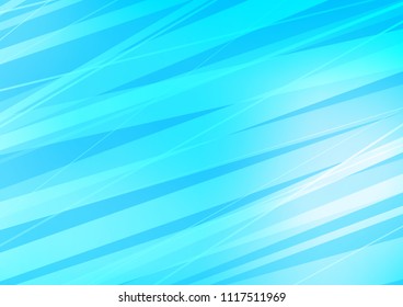 Light BLUE vector template with repeated sticks. Lines on blurred abstract background with gradient. Smart design for your business advert.