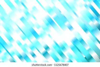 Light BLUE vector template with repeated sticks. Shining colored illustration with narrow lines. The pattern can be used for busines ad, booklets, leaflets