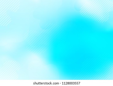 Light BLUE vector template with repeated sticks. Shining colored illustration with narrow lines. The pattern can be used for busines ad, booklets, leaflets
