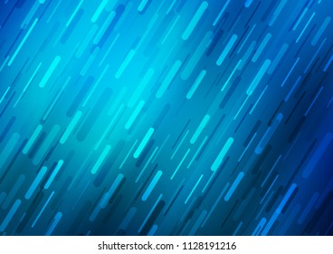 Light BLUE vector template with repeated sticks. Decorative shining illustration with lines on abstract template. The pattern can be used for websites.