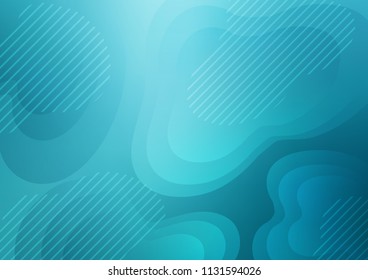 Light BLUE vector template with repeated sticks. Shining colored illustration with narrow lines. The pattern can be used as ads, poster, banner for commercial.