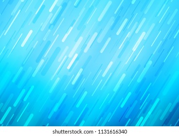 Light BLUE vector template with repeated sticks. Modern geometrical abstract illustration with staves. The pattern can be used for websites.