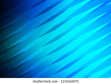 Light BLUE vector template with repeated sticks. Glitter abstract illustration with colored sticks. The template can be used as a background.