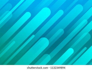 Light BLUE vector template with repeated sticks. Shining colored illustration with narrow lines. The template can be used as a background.