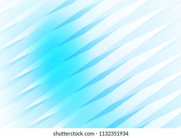 Light BLUE vector template with repeated sticks. Glitter abstract illustration with colored sticks. Smart design for your business advert.