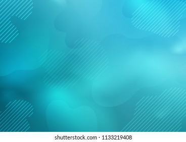 Light BLUE vector template with repeated sticks. Modern geometrical abstract illustration with staves. The pattern can be used for busines ad, booklets, leaflets
