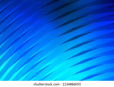 Light BLUE vector template with repeated sticks. Glitter abstract illustration with colored sticks. The template can be used as a background.