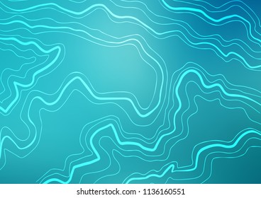 Light BLUE vector template with repeated sticks. Modern geometrical abstract illustration with staves. The template can be used as a background.