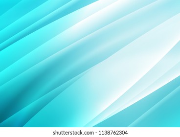 Light BLUE vector template with repeated sticks. Lines on blurred abstract background with gradient. The pattern can be used for busines ad, booklets, leaflets