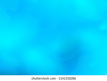 Light BLUE vector template with repeated sticks. Lines on blurred abstract background with gradient. The pattern can be used for busines ad, booklets, leaflets