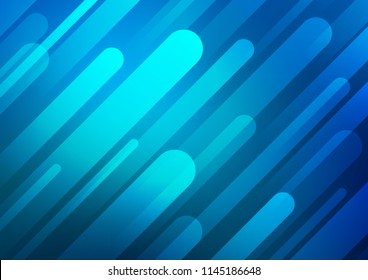 Light BLUE vector template with repeated sticks. Blurred decorative design in simple style with lines. The template can be used as a background.