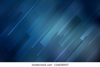 Light BLUE vector template with repeated sticks. Shining colored illustration with sharp stripes. Pattern for your busines websites.