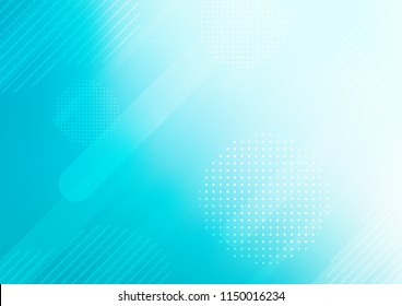 Light BLUE vector template with repeated sticks, circles. Shining colored illustration with rounded stripes, dots. The pattern can be used as ads, poster, banner for commercial.