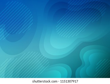 Light BLUE vector template with repeated sticks. Shining colored illustration with narrow lines. The pattern can be used for websites.