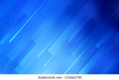 Light BLUE vector template with repeated sticks. Modern geometrical abstract illustration with Lines. Smart design for your business advert.