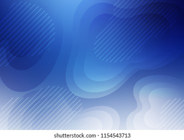 Light BLUE vector template with repeated sticks. Modern geometrical abstract illustration with staves. Best design for your ad, poster, banner.