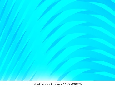 Light BLUE vector template with repeated sticks. Shining colored illustration with narrow lines. The template can be used as a background.