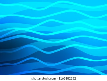 Light BLUE vector template with repeated sticks. Modern geometrical abstract illustration with staves. The pattern can be used for busines ad, booklets, leaflets