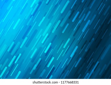 Light BLUE vector template with repeated sticks. Blurred decorative design in simple style with lines. Smart design for your business advert.