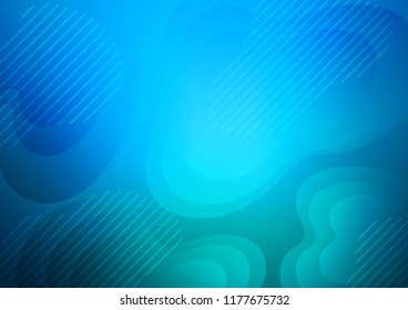 Light BLUE vector template with repeated sticks. Lines on blurred abstract background with gradient. Smart design for your business advert.