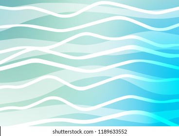 Light BLUE vector template with repeated sticks. Glitter abstract illustration with colored sticks. The pattern can be used for busines ad, booklets, leaflets