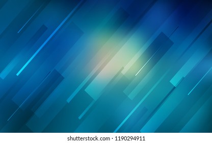 Light BLUE vector template with repeated sticks. Glitter abstract illustration with colored sticks. Template for your beautiful backgrounds.