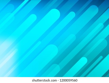 Light BLUE vector template with repeated sticks. Shining colored illustration with narrow lines. The template can be used as a background.