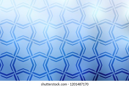 Light BLUE vector template with repeated sticks. Blurred decorative design in simple style with lines. Smart design for your business advert.
