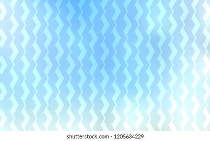 Light BLUE vector template with repeated sticks. Blurred decorative design in simple style with lines. Smart design for your business advert.