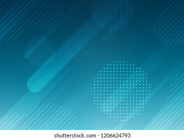 Light BLUE vector template with repeated sticks, circles. Capsules on blurred abstract background with gradient dots. The pattern can be used for busines ad, booklets, leaflets