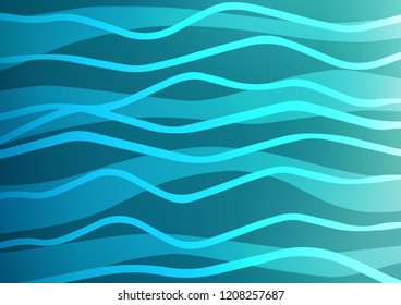 Light BLUE vector template with repeated sticks. Glitter abstract illustration with colored sticks. The pattern can be used as ads, poster, banner for commercial.