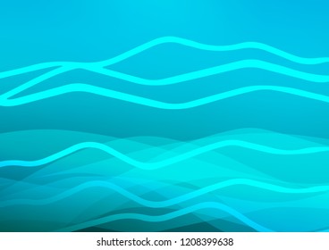 Light BLUE vector template with repeated sticks. Decorative shining illustration with lines on abstract template. The pattern can be used for websites.