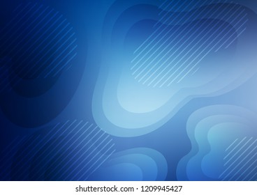 Light BLUE vector template with repeated sticks. Decorative shining illustration with lines on abstract template. Smart design for your business advert.