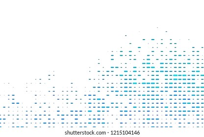 Light BLUE vector template with repeated sticks. Modern geometrical abstract illustration with staves. Best design for your ad, poster, banner.