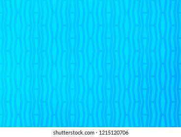 Light BLUE vector template with repeated sticks. Lines on blurred abstract background with gradient. The template can be used as a background.