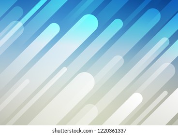 Light BLUE vector template with repeated sticks. Shining colored illustration with narrow lines. Smart design for your business advert.