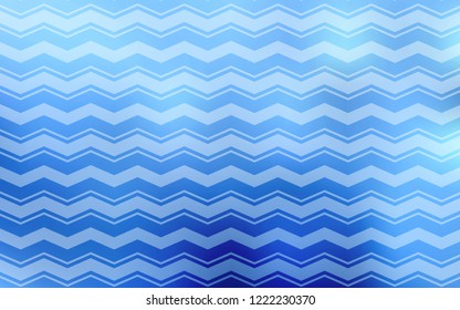 Light BLUE vector template with repeated sticks. Glitter abstract illustration with colorful sticks. Smart design for your business advert.