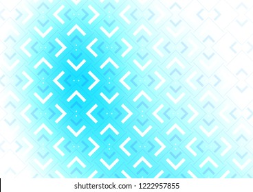 Light BLUE vector template with repeated sticks. Decorative shining illustration with lines on abstract template. The pattern can be used for websites.