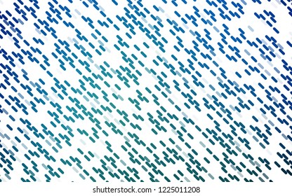 Light BLUE vector template with repeated sticks. Lines on blurred abstract background with gradient. Pattern for business booklets, leaflets.