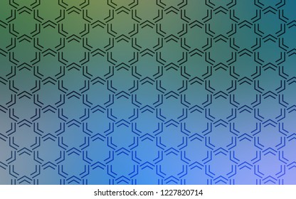 Light BLUE vector template with repeated sticks. Shining colored illustration with sharp stripes. Template for your beautiful backgrounds.