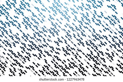 Light BLUE vector template with repeated sticks. Modern geometrical abstract illustration with staves. Backdrop for TV commercials.