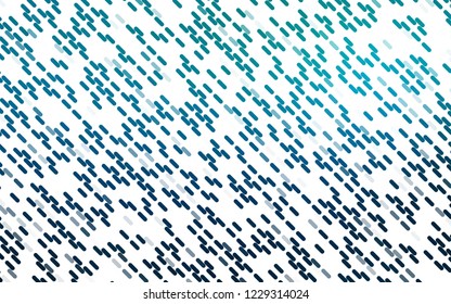 Light BLUE vector template with repeated sticks. Lines on blurred abstract background with gradient. Pattern for business booklets, leaflets.