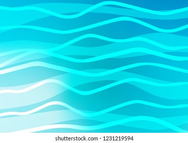 Light BLUE vector template with repeated sticks. Shining colored illustration with narrow lines. The pattern can be used as ads, poster, banner for commercial.