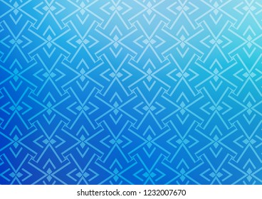 Light BLUE vector template with repeated sticks. Shining illustration with lines on abstract template. Smart design for your business advert.