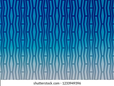 Light BLUE vector template with repeated sticks. Modern geometrical abstract illustration with staves. Smart design for your business advert.